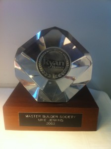 Master Builder Society Award